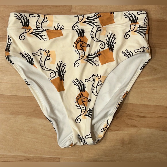 Madewell Second Wave Seahorse Bikini Sz Medium - Picture 8 of 8